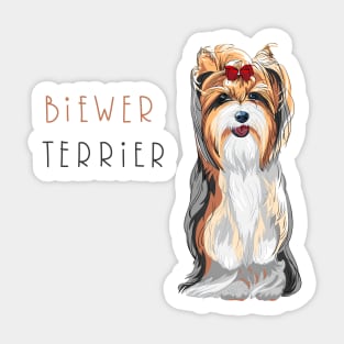 Biewer Yorkshire Terrier Sticker